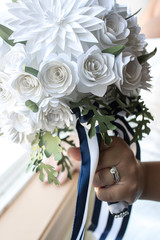 Paper Flowers at wedding