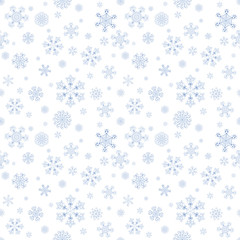 Abstract winter seamless pattern