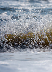 Natural background. Sea Spray