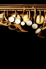 Saxophone jazz instrument sax