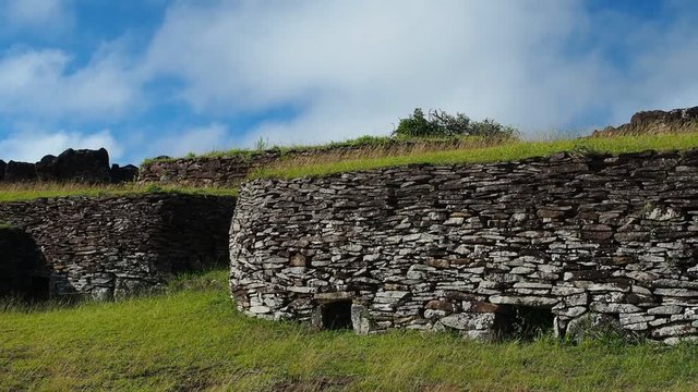 Orongo Village, Rapa Nui National Park, Easter Island, Chile