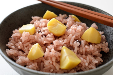 栗赤飯