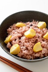 栗赤飯