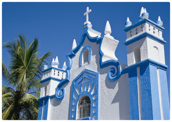 Catholic church  Agonda Beach Goa India - obrazy, fototapety, plakaty