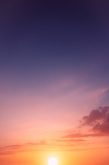 A photo of a heavenly sunset for wallpaper on your computer desktop.