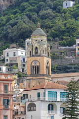 Fototapeta na wymiar Cathedral Tower Amalfi