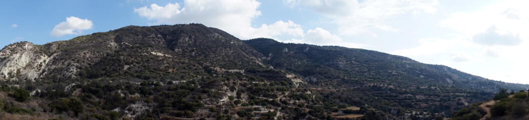 Fototapeta na wymiar Hills in south Cyprus
