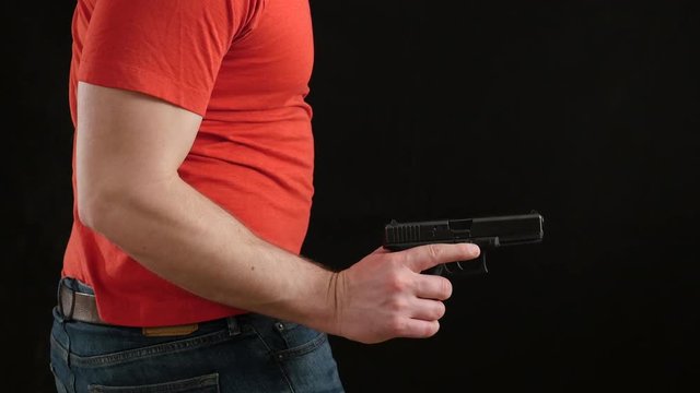 Man Draws Concealed Handgun