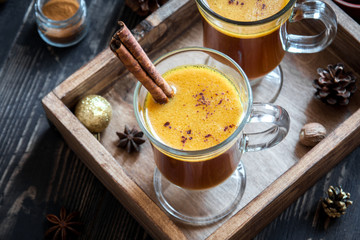 Hot buttered rum