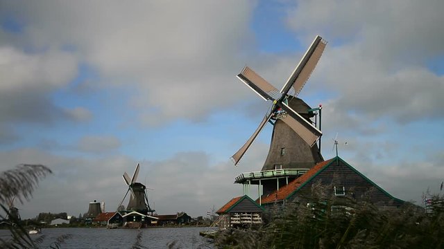 Historic windmills at Holland