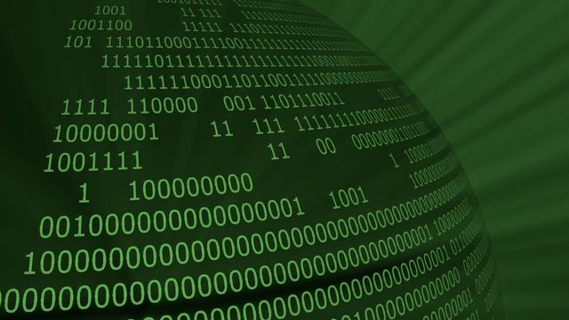 a world of binary digits &ndash; digital earth with bits and bytes