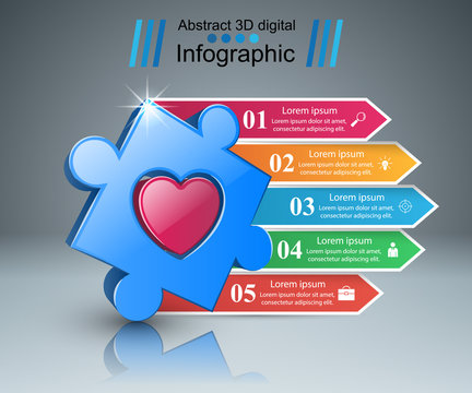  Business Infographics origami style Vector illustration. Infographic icon.