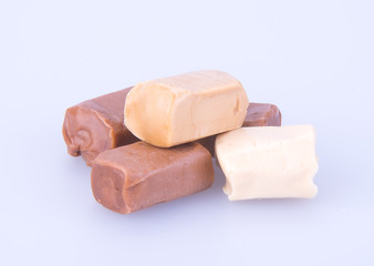 candies. caramel candies. caramel candies on a background. caramel candies on a background