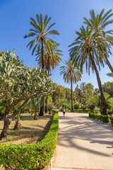 Palermo, Sicily, Italy. The Park Villa Bonanno at the Norman Palace
