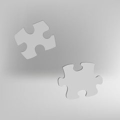 Obraz premium 3d Illustration: Puzzle