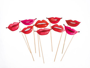 paper lips, accessories for weddings and parties