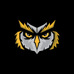 owl mascot for education symbol