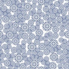 Seamless background with snowflakes.