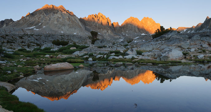 Dusy Basin, Sierra Nevada, Kalifornien