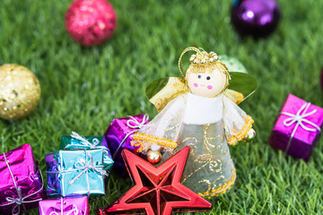 Christmas angel doll and christmas decoration