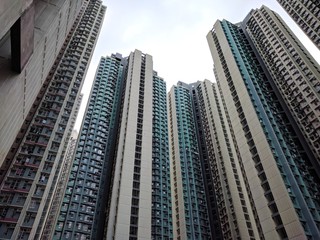 Fototapeta na wymiar Hong Kong buildings
