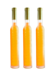 Orange wine bottle