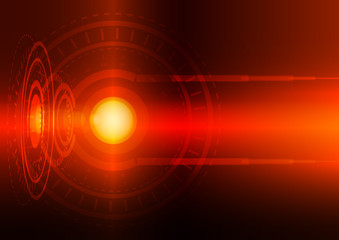 Abstract digital technology color background.