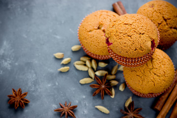 Honey cakes with spices