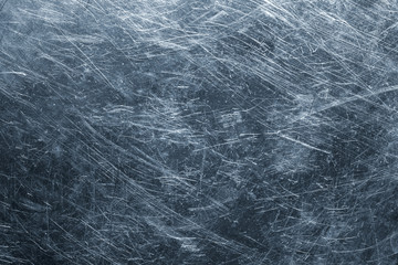 Dark titanium plate, gray metal texture as background