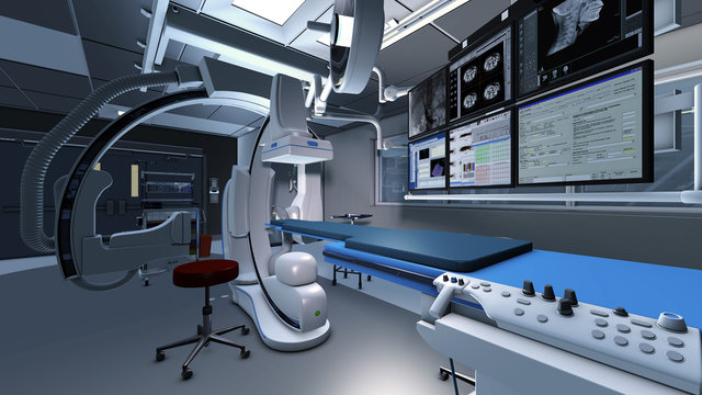 Moderner Operationssaal für Herzchirurgie