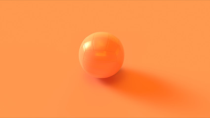 Orange Peach Volleyball