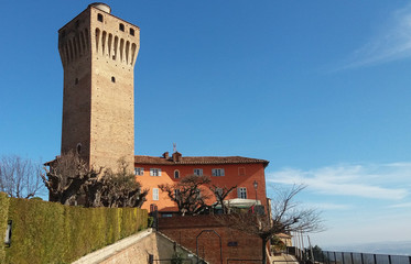 View of the city of Santa Vittoria D Alba