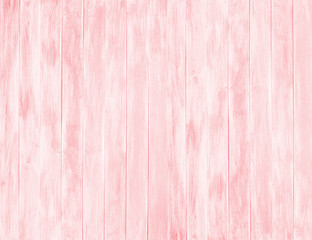 Obraz premium Pink wood planks background. Pink wooden vertical boards decoration.