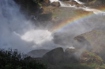 Wasserfall am Doi Inthanon in Thailand