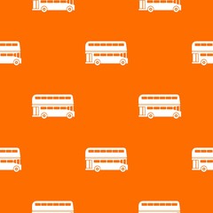 Double decker bus pattern seamless