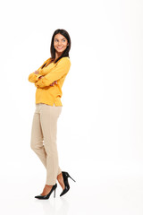 Full length portrait of an attractive confident woman