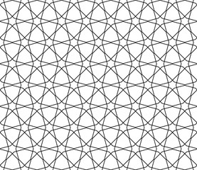seamless geometric pattern in thin lines