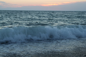 Fototapeta premium Sea, sand, wave, year 2014