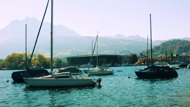 Boote auf dem Vierwaldst&auml;ttersee