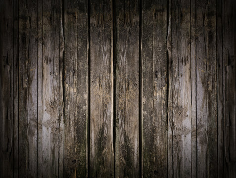 old dark wooden background