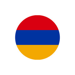 Armenia flag, official colors and proportion correctly. National Armenia flag.