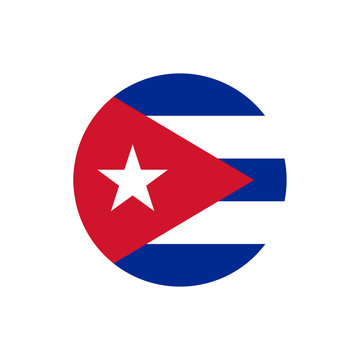 Cuba flag, official colors and proportion correctly. National Cuban flag. Vector illustration