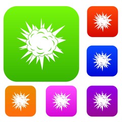 Terrible explosion set color collection