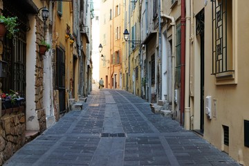 Altstadt in Südfrankreich in Menton