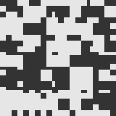 Black and White Abstract Rectangles Art Graphic Design 