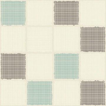 Checkered seamless patchwork pattern vector