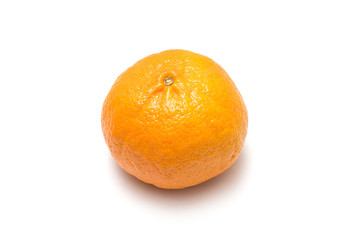 mandarin, tangerine citrus fruit isolated on white background