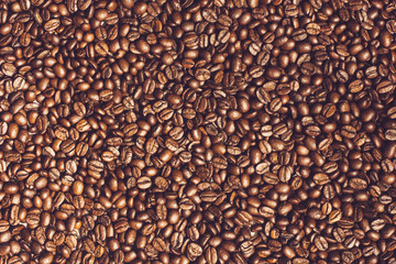 Coffee Beans Background. 