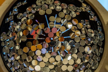 closeup of spotlight reflector