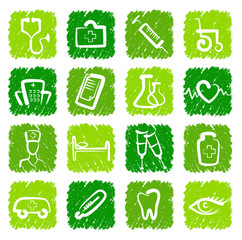 Medical icons. Vector illustration
